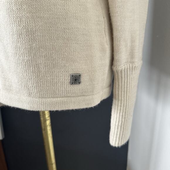 Smartwool Color Stripe Winter Ski Funnel Neck Sweater Pullover - Picture 6 of 13